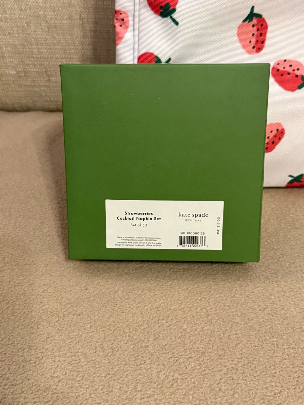 kate spade Strawberry Picnic Bundle - Picture 4 of 4